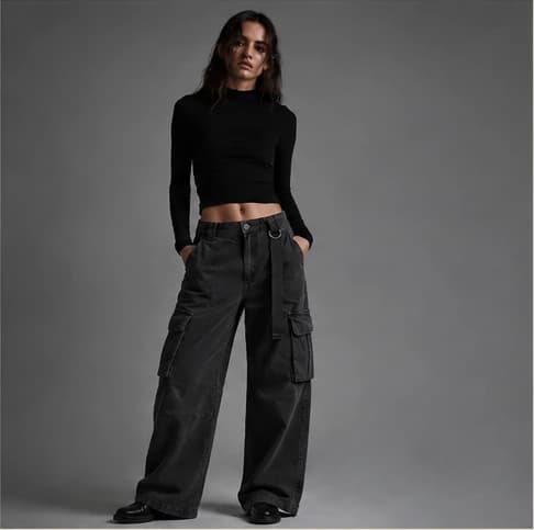 Utility Cargo · Women · Washed Anthracite