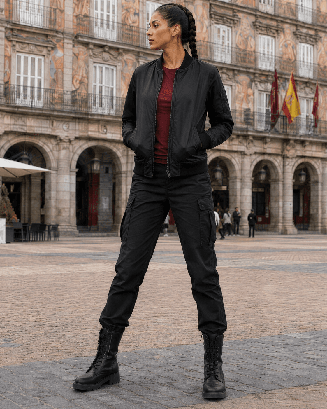 VANMOTION Bomber · Women · Black